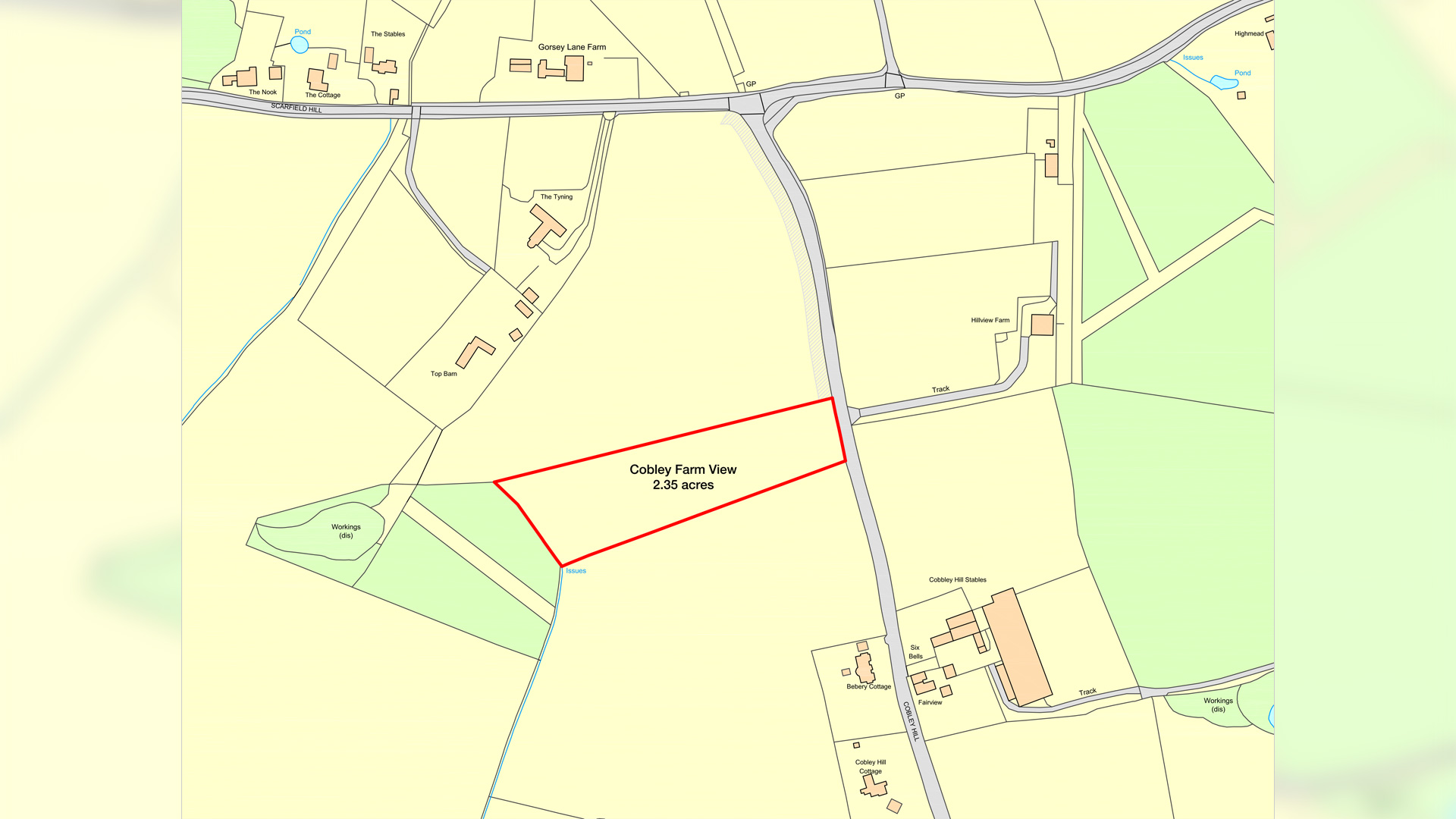 Land for sale in Alvechurch site plan