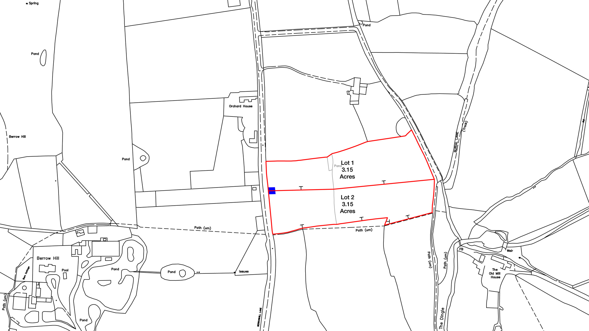Land for sale at Berrowhill View in Feckenham, Redditch site plan