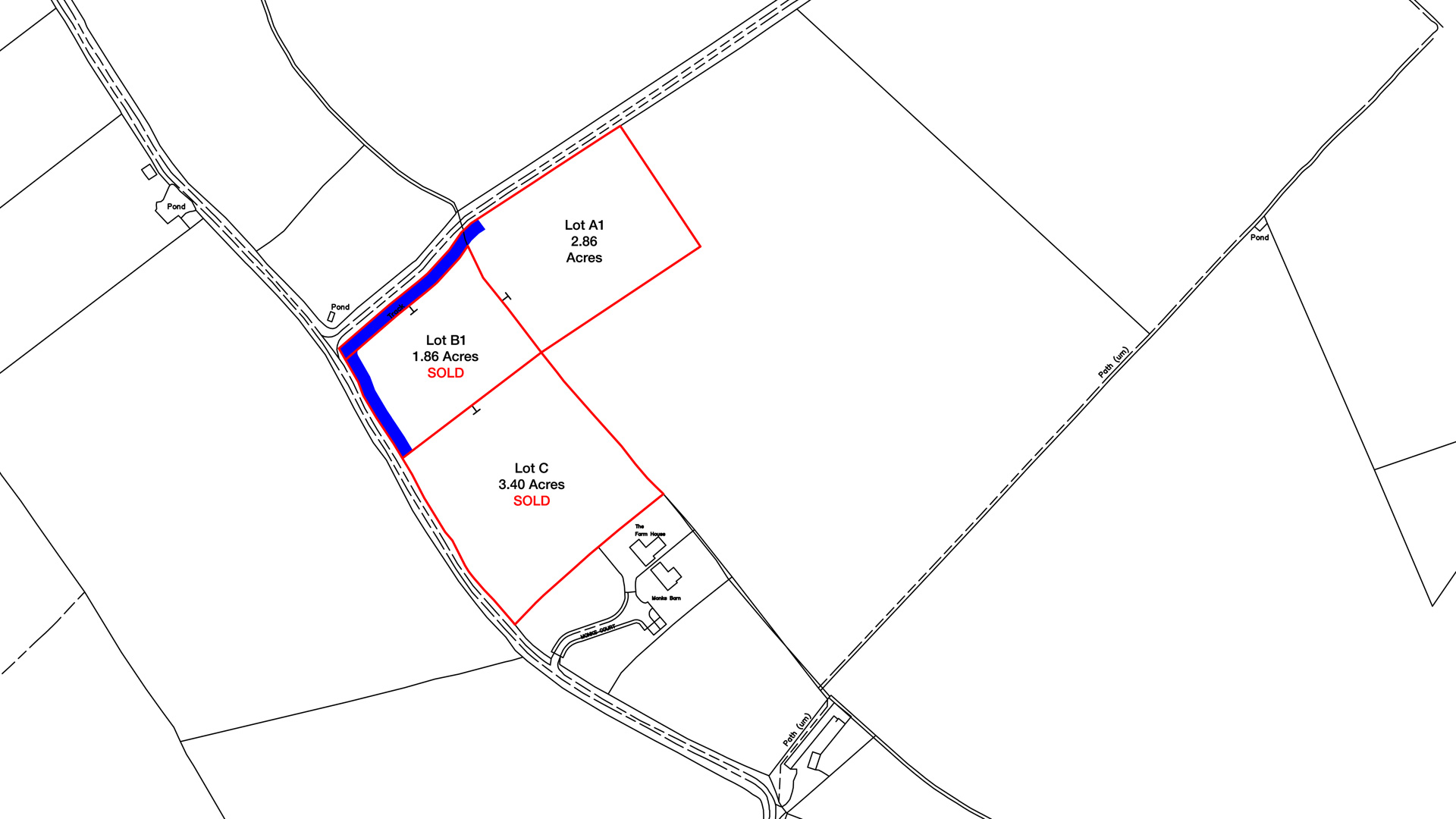 Land for sale in Buckland site plan