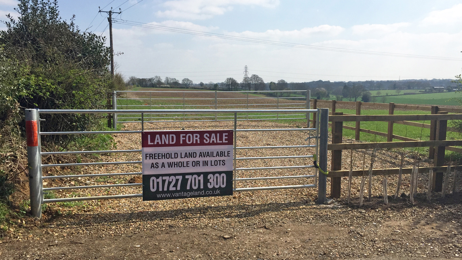 Land for sale on Cupid Green Lane