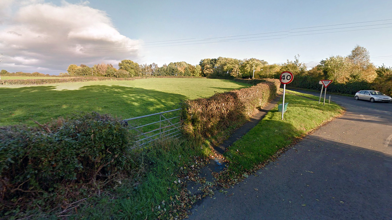 Land for sale in Feckenham access