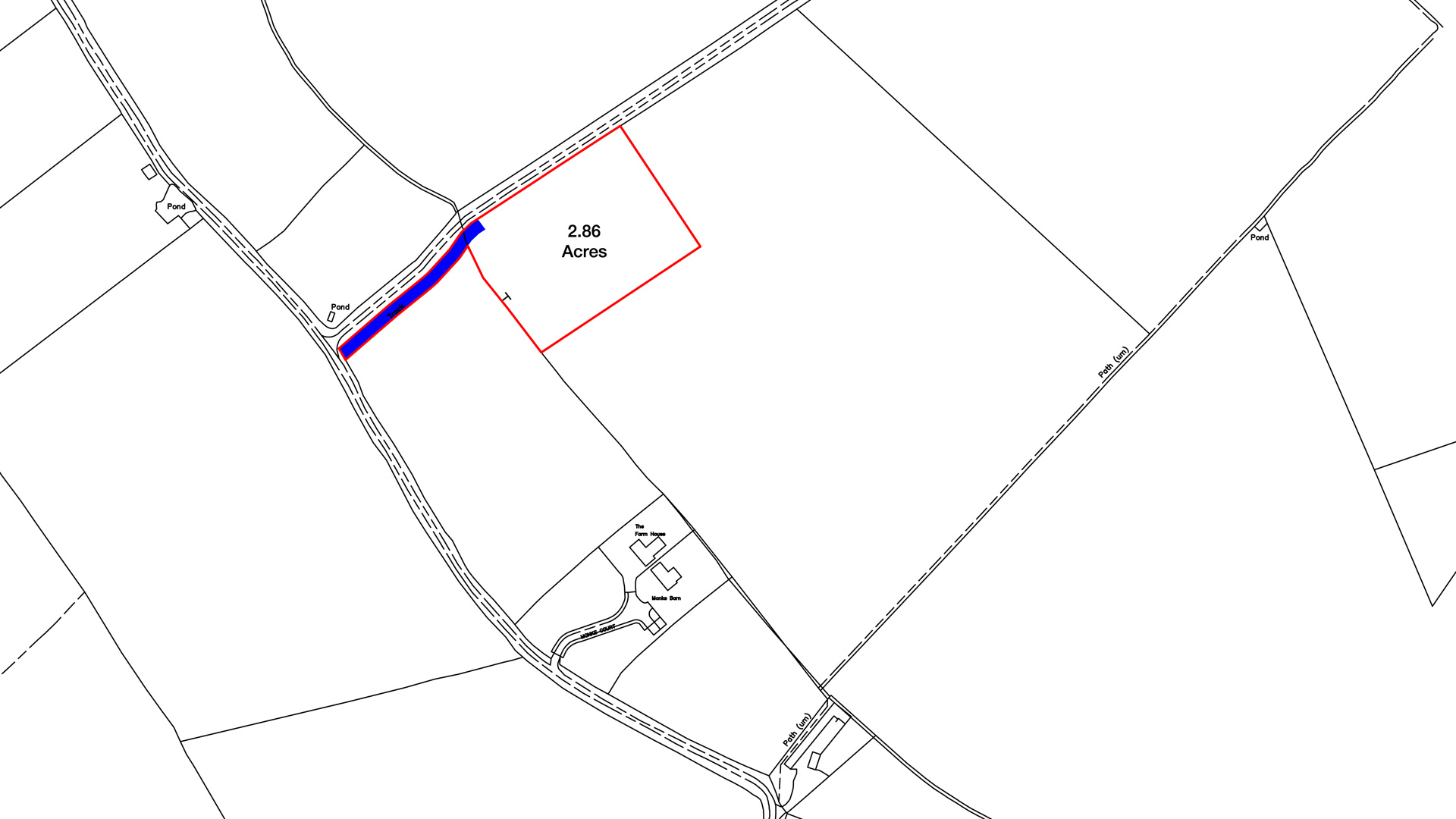 Land for sale in Puttenham, Tring site plan