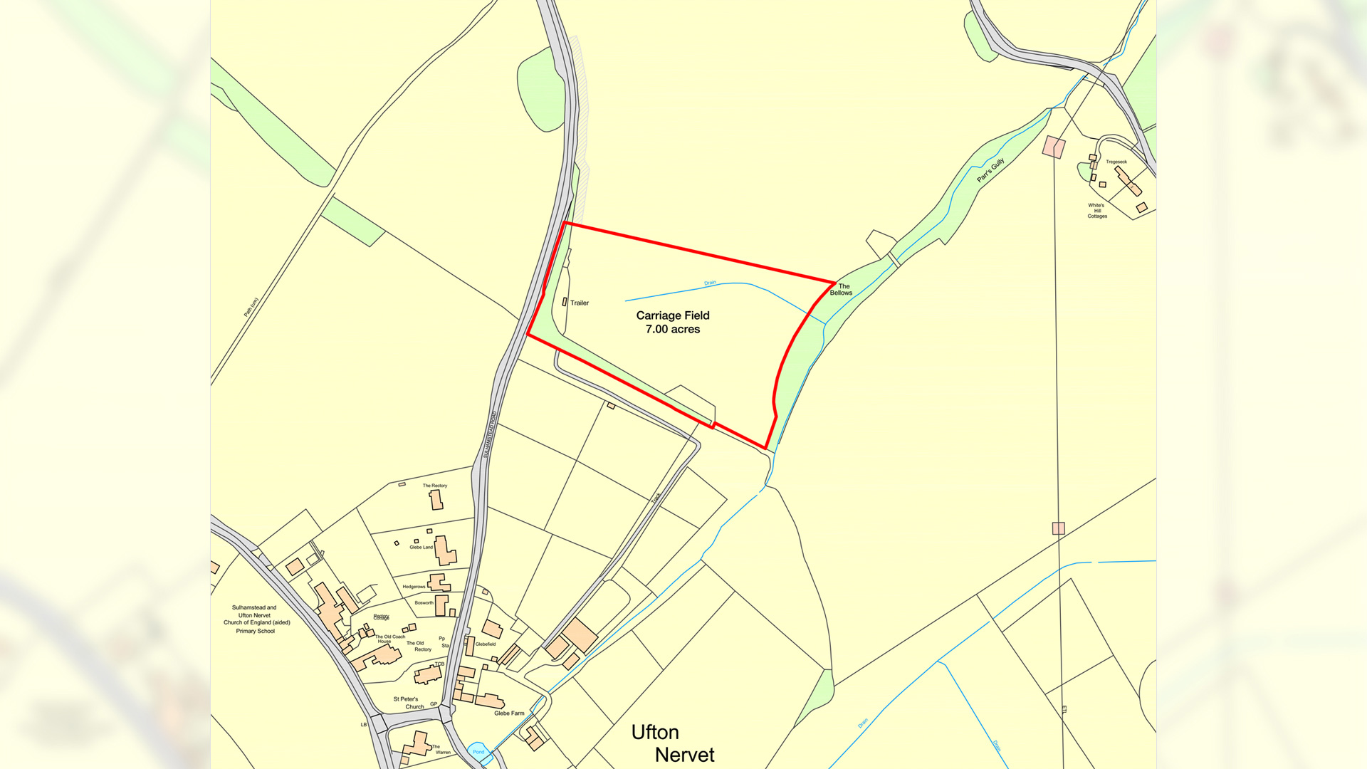 Land for sale in Ufton Nervet, Reading site plan