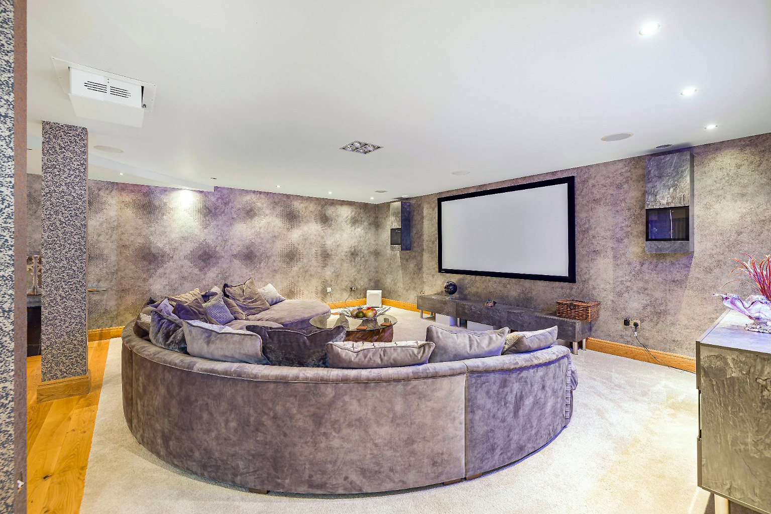 Cinema room.